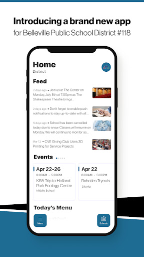 Android application Belleville School District 118 screenshort