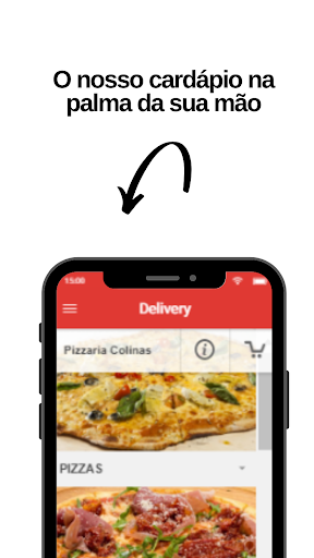 Android application Pizzaria Colinas screenshort