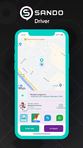 Android application Sando Driver screenshort