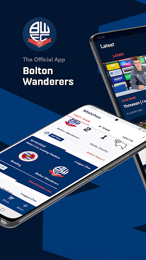 Android application Bolton Wanderers Official App screenshort