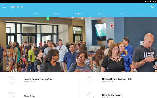 Screenshot of Water of Life Community Church