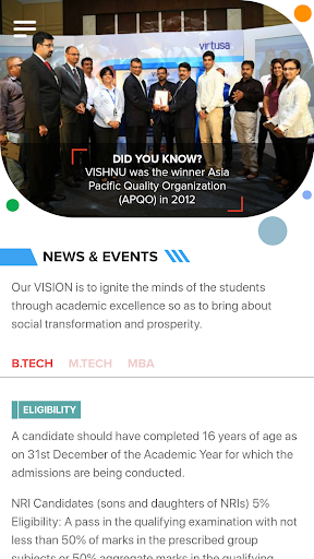 Vishnu Connect Screen 3