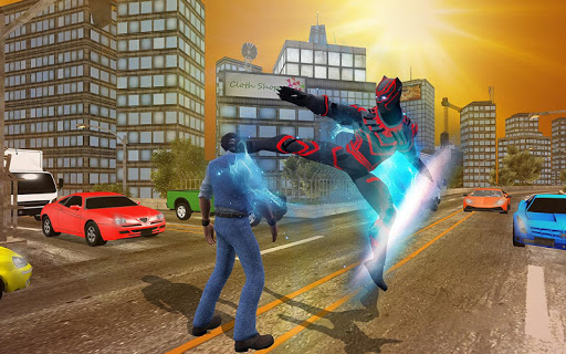 Android application Superhero panther Robot kungfu screenshort