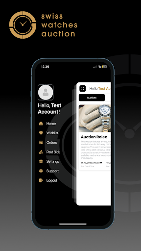 Android application Watch Auctions screenshort