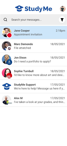 Android application StudyMe screenshort