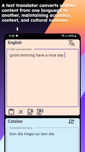 English Catalan Translate Screen 3
