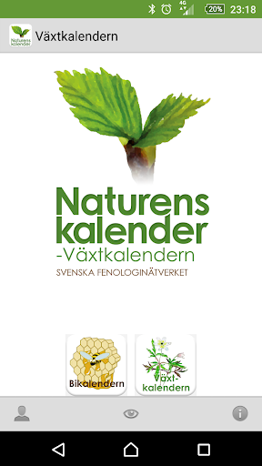 Android application Naturens kalender screenshort