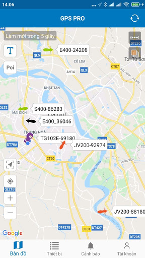 Android application GPSPRO Plus screenshort