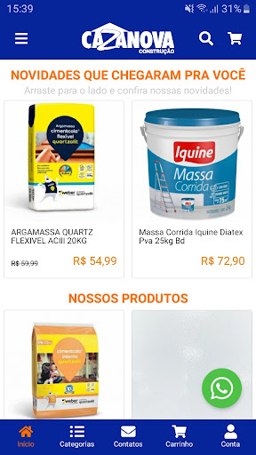Cazanova Construção Screen 3