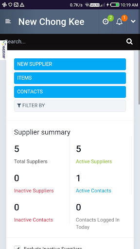 Android application NewChongKee screenshort