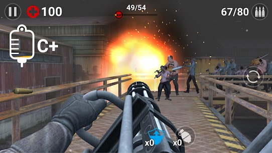Gun Trigger Zombie MOD APK (Dumb Enemy/God Mode) 1