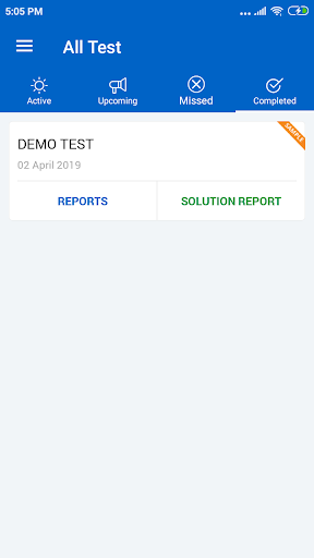 CATALYST TEST APP Screen 2