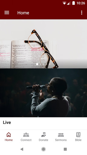 Android application The King's Worship Center screenshort
