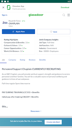 Gabon Jobs Screen 3