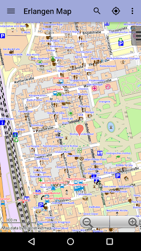Erlangen Offline City Map Screen 3