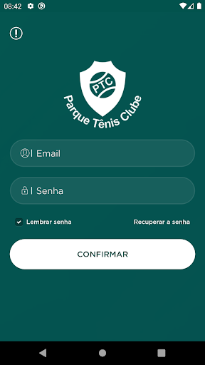 Android application Parque Tenis Clube screenshort