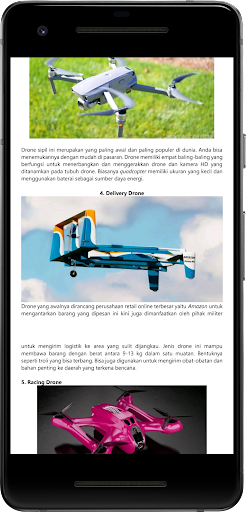 Model Kamera Terbang Drone