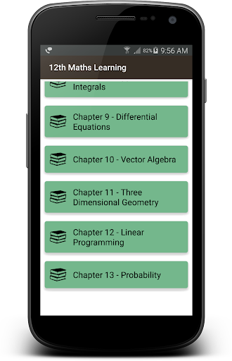 12th Class - CBSE Maths Learni Screen 2