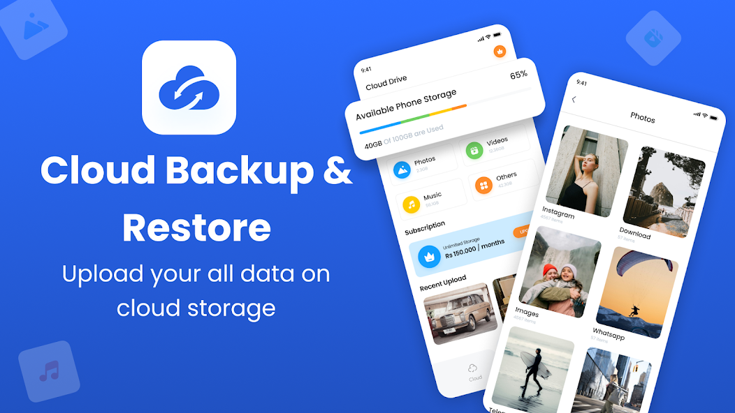 Cloud Storage App: Reliable Data Storage and Backup Solution for Android