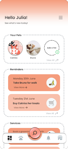 Android application PawSense screenshort
