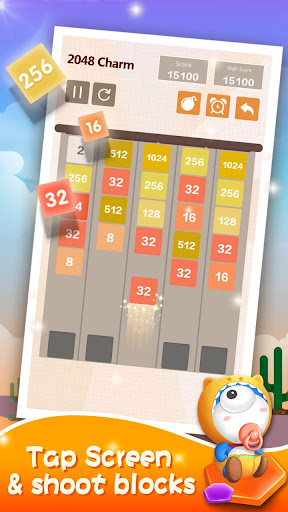 Code Triche 2048 Charm: Classic & New 2048, Jeux de chiffres  APK MOD (Astuce) 5