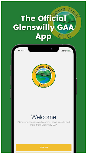 Android application Glenswilly GAA screenshort