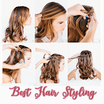 Cover Image of Baixar Hairstyles Girls Step by step  APK