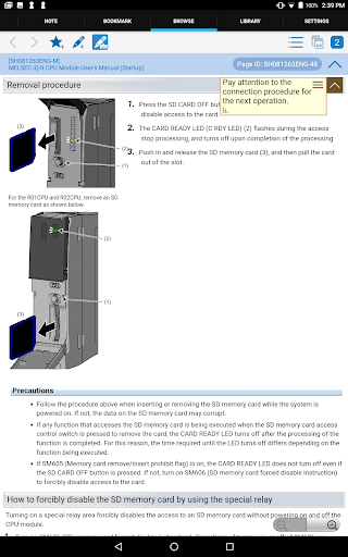 MITSUBISHI ELECTRIC FAe-Manual