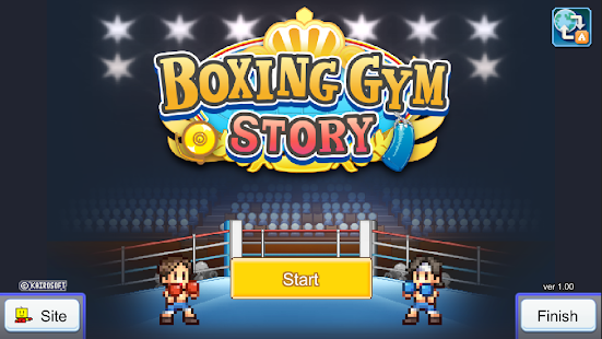 Screenshot della storia della palestra di boxe