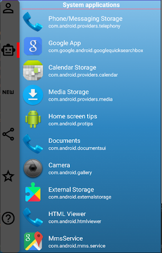 Android application Hidden permissions reader screenshort