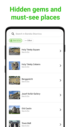 Banska Stiavnica SmartGuide Screen 3