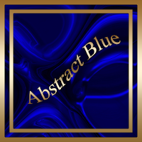 Abstract Blue Go SMS theme