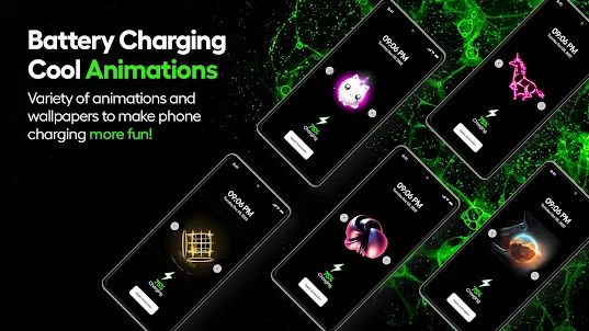 3D Battery Charging Animations