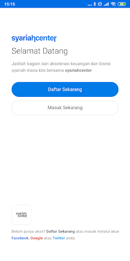 Android application SyariahCenter screenshort