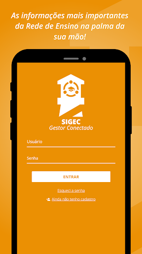 Android application SIGEC - Gestor Conectado screenshort
