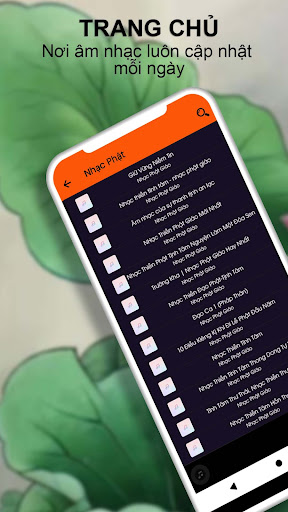 Android application Nhạc Phật Giáo Thiền Thư Thái screenshort