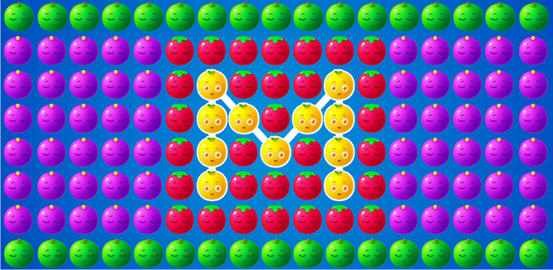 Fruit Puzzle - Link Line Game