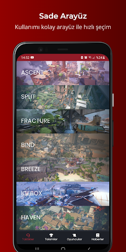 Android application Valoline | Lineups, Comp, News screenshort