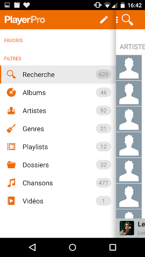 PlayerPro Skin Orange Flatty