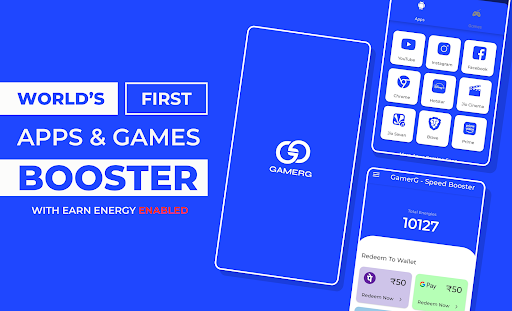 Android application GamerG - Booster & Get Rewards screenshort