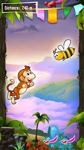Jeux de singe dans la jungle