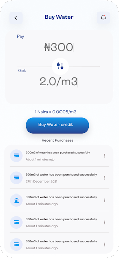Android application Paywater screenshort
