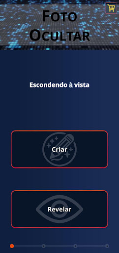 Visualização do aplicativo