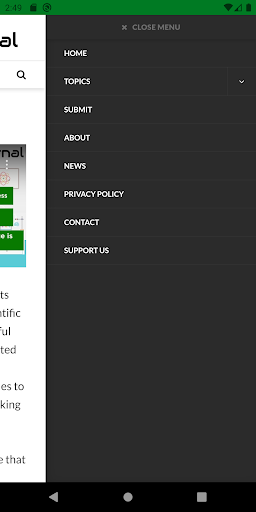 the Fair Journal Screen 2