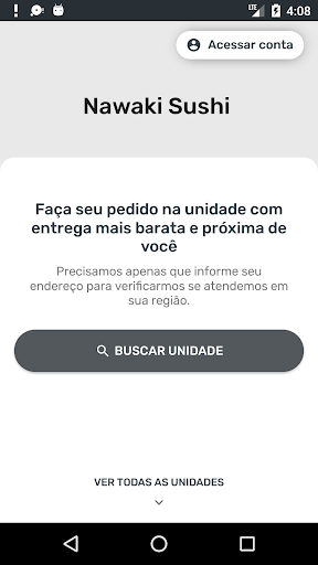 Android application Nawaki Sushi screenshort