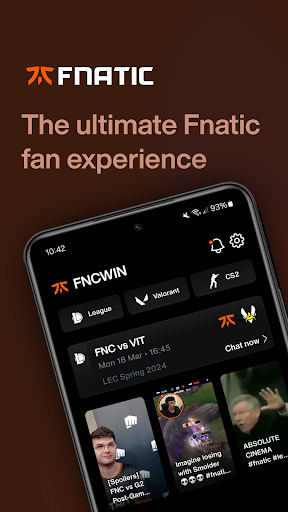Android application Fnatic screenshort