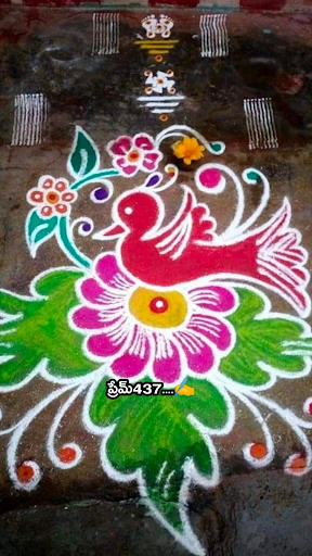 Peacock Rangoli Designs 2022