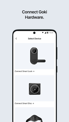 Android application Goki Spaces screenshort
