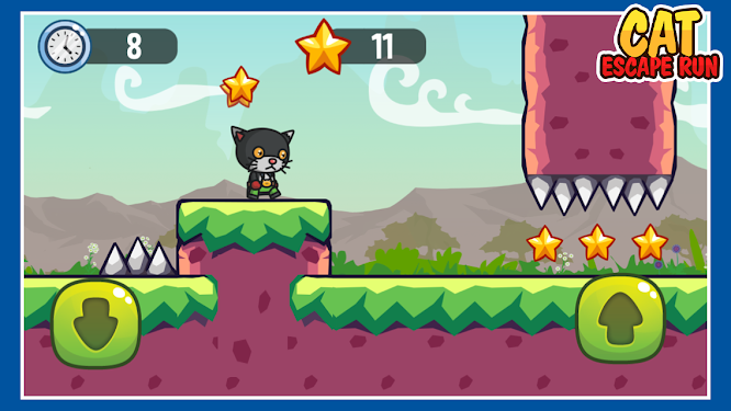 #1. Cat Escape Run (Android) By: PenCraft Games