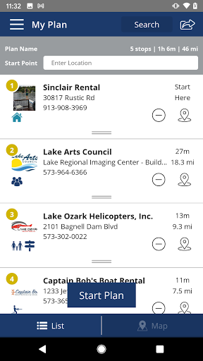 Screenshot of Visit Lake of the Ozarks